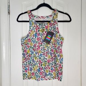 NWT Teddy Fresh Grandma's Floral Tank Top